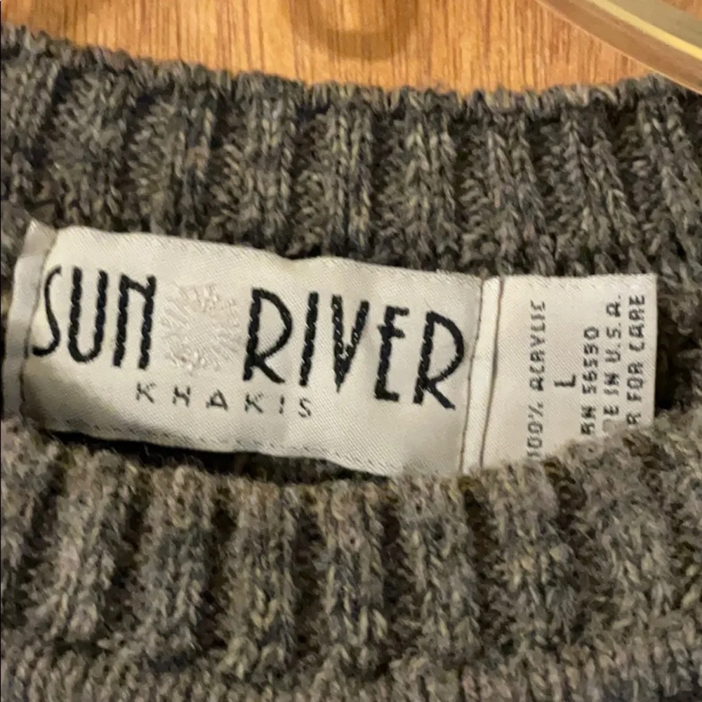 Sun River Sweater brown with striped (Mlb)
